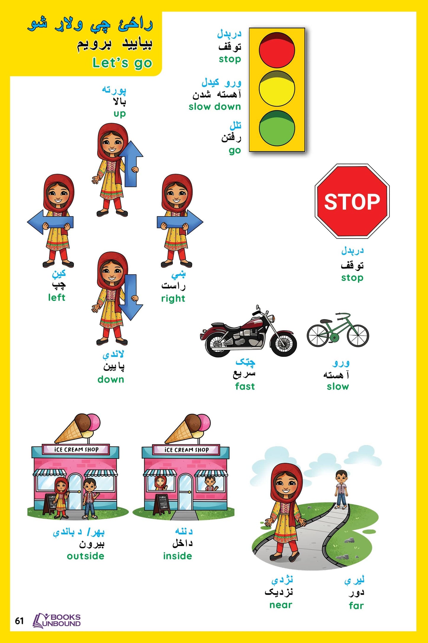My Picture Dictionary | Afghan Version: Outside the USA