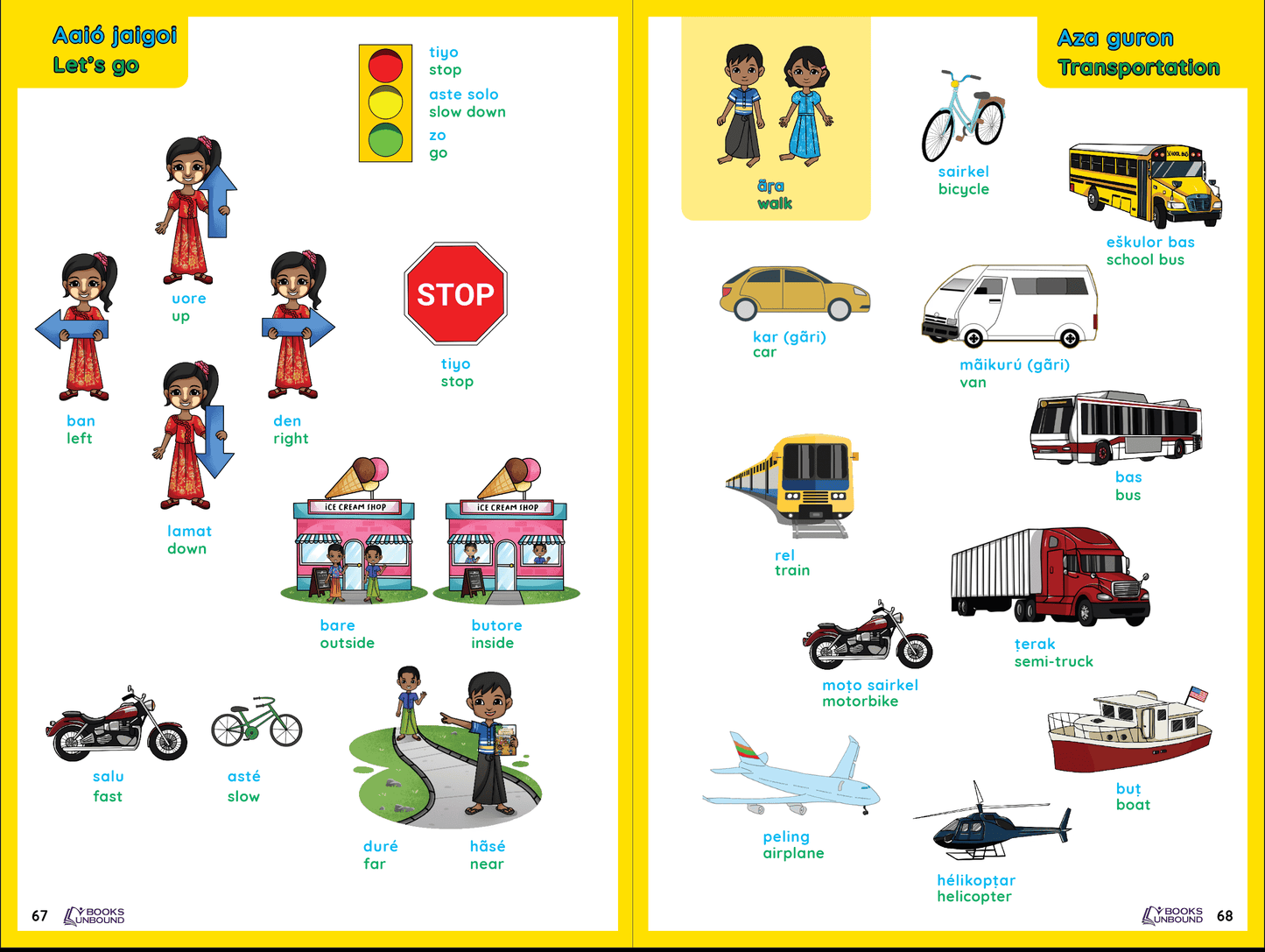 My Picture Dictionary | Rohingya Version: USA