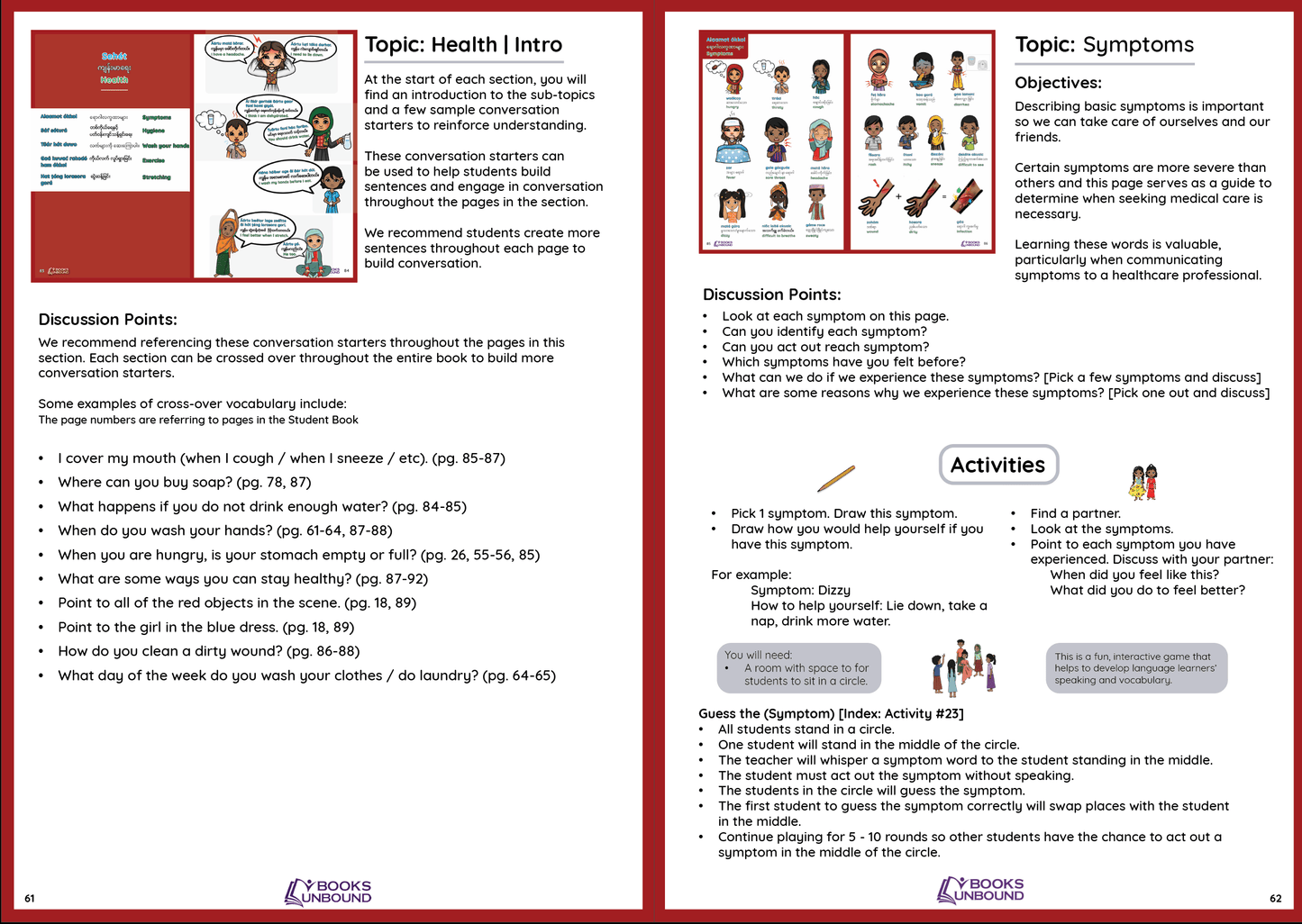 Teacher Guide | My Picture Dictionary: Rohingya Version (Asia)