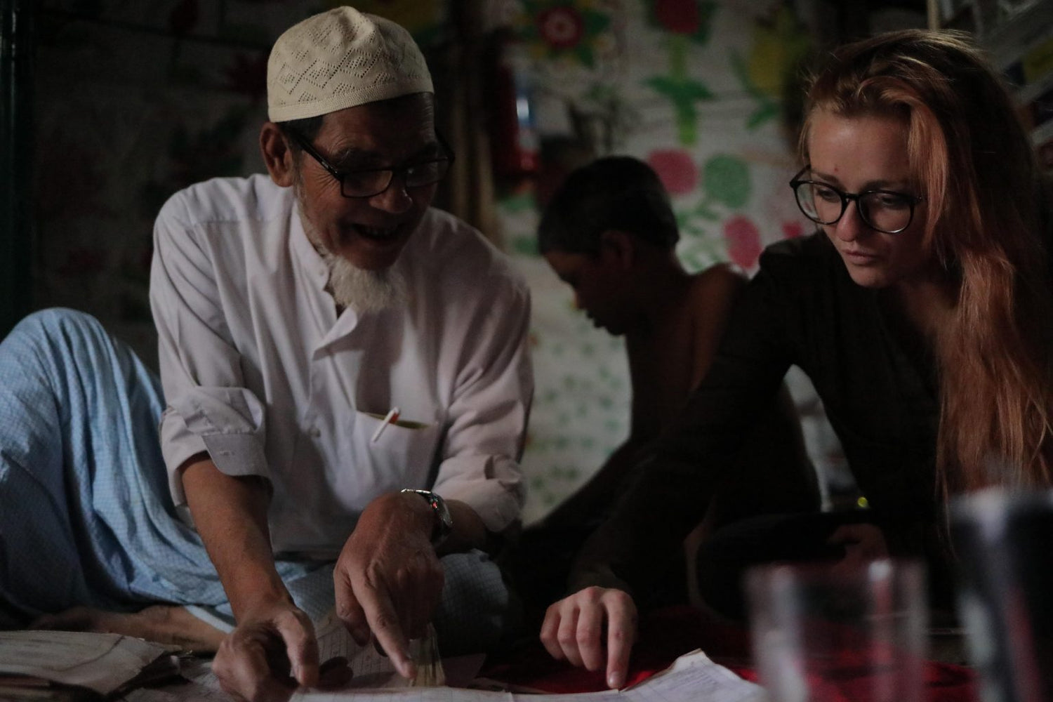 Working in Rohingya refugee camp, Bangladesh