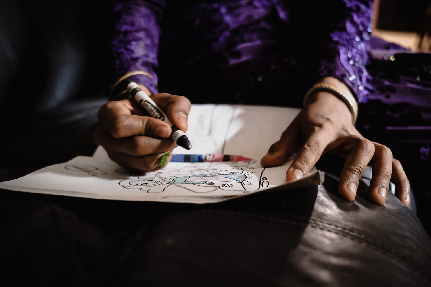 Coloring books for refugees | Books Unbound
