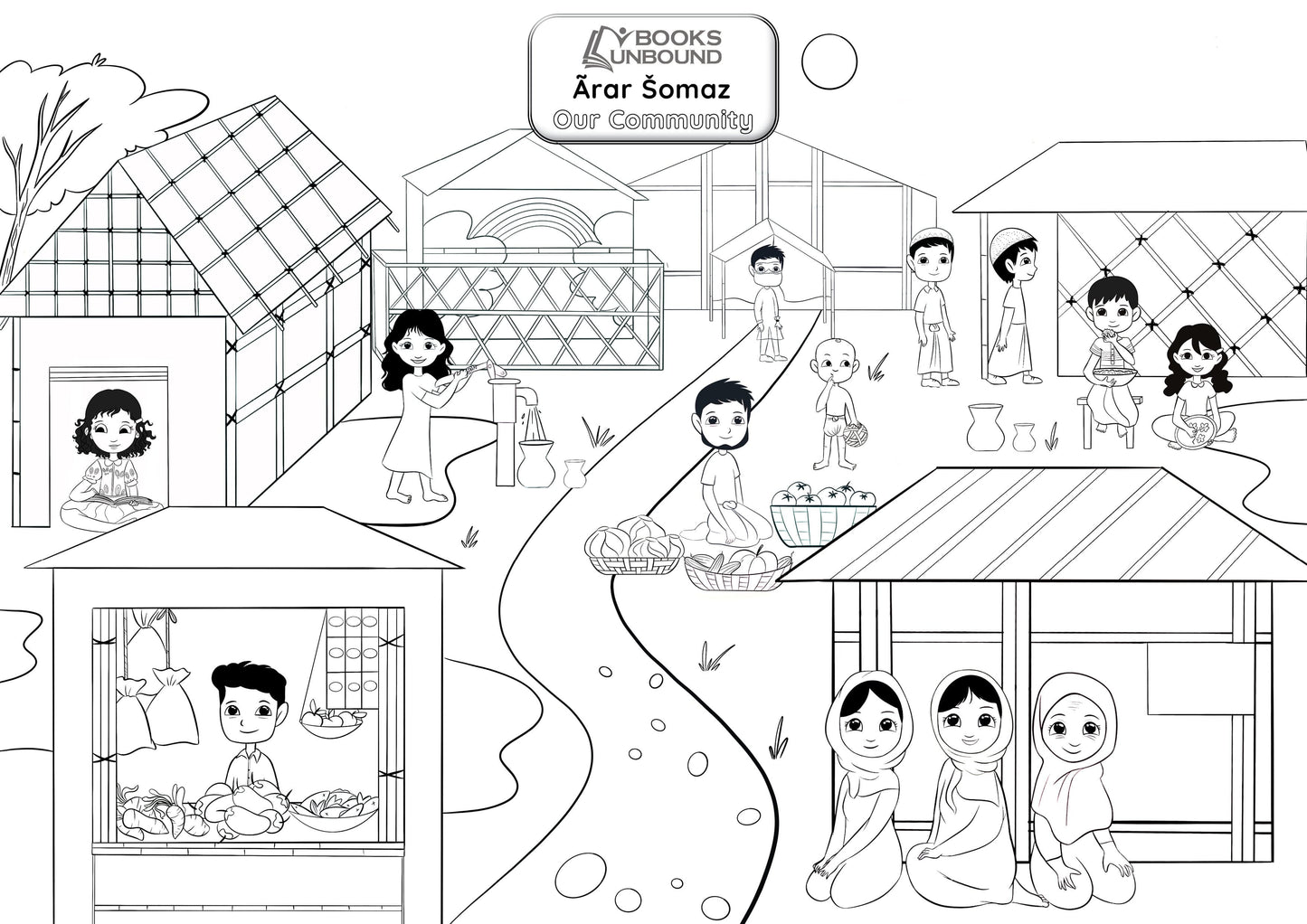 Coloring Page: Our Community