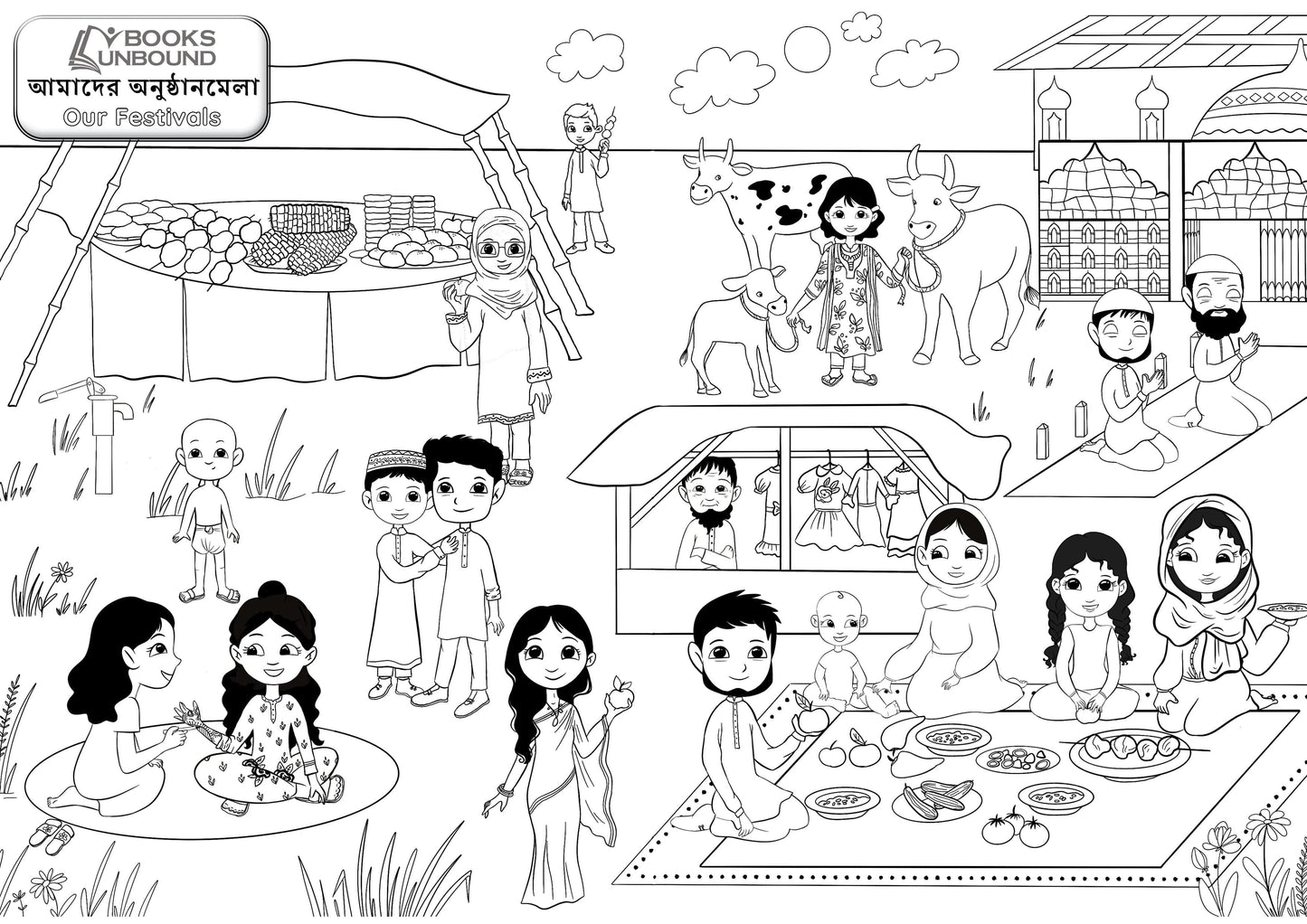 Coloring Page: Our Festivals