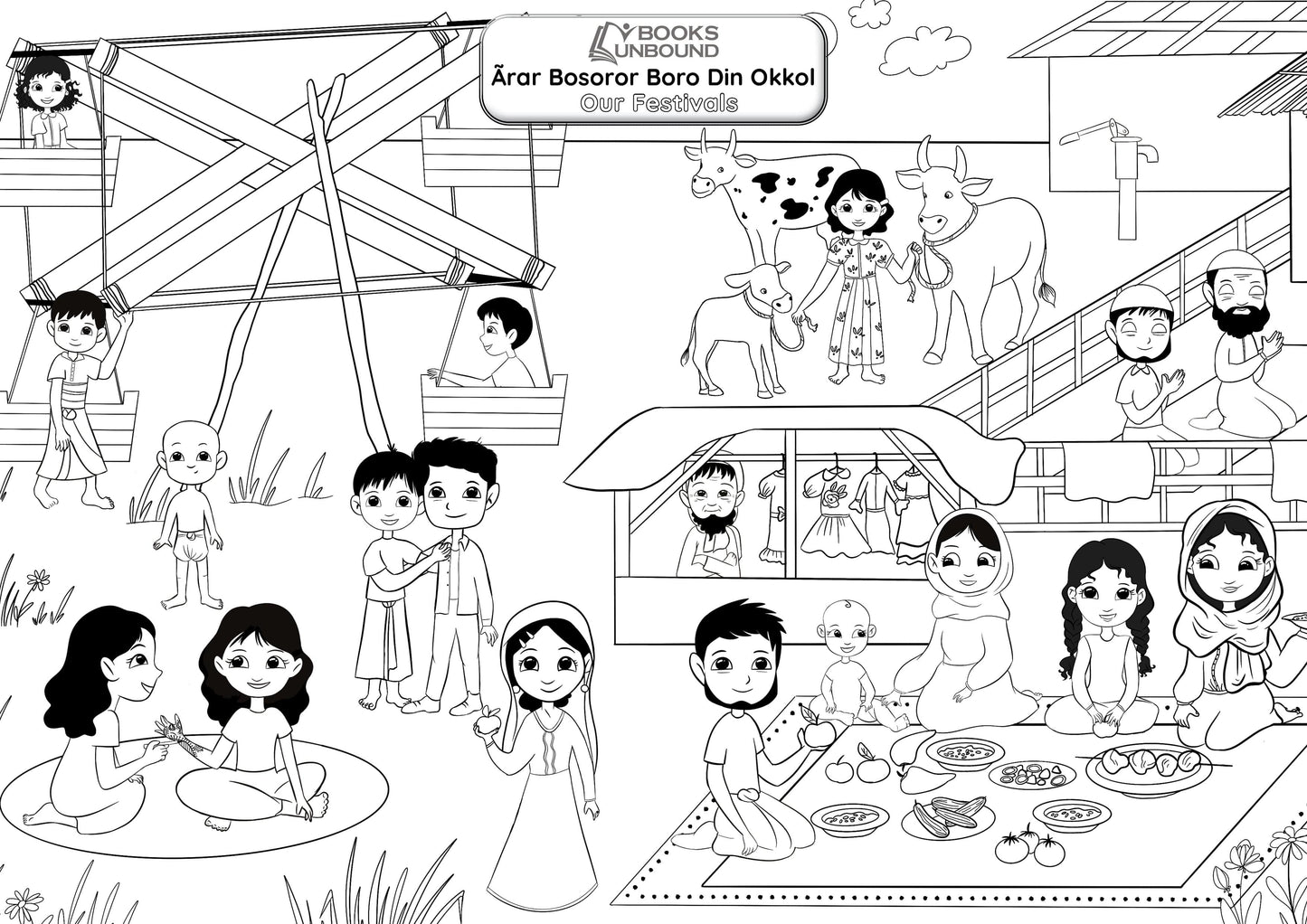 Coloring Page: Our Festivals